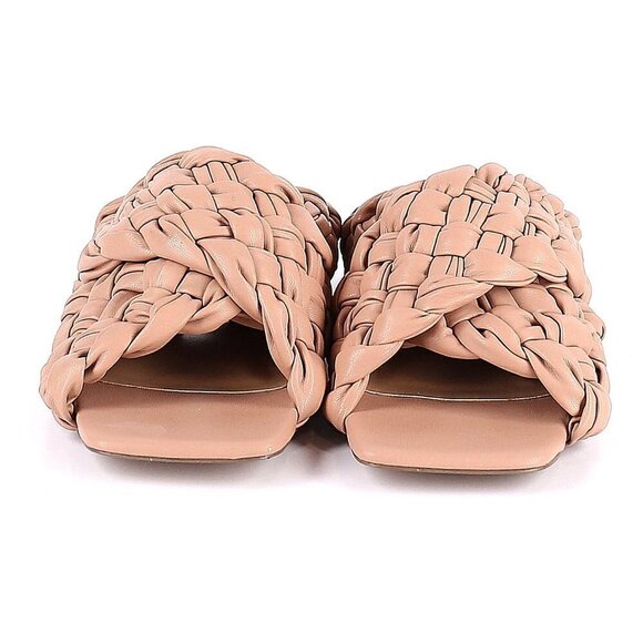 Steve Madden Nude Tan Braided Marina Flat Sandal 6 NEW - Picture 8 of 8